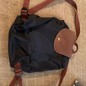 Long champ backpack.
